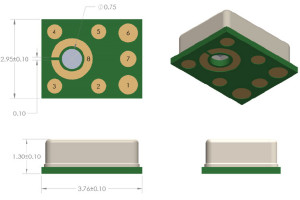 Piezoelektryczny mikrofon MEMS o bardzo dobrej stabilności długoterminowej