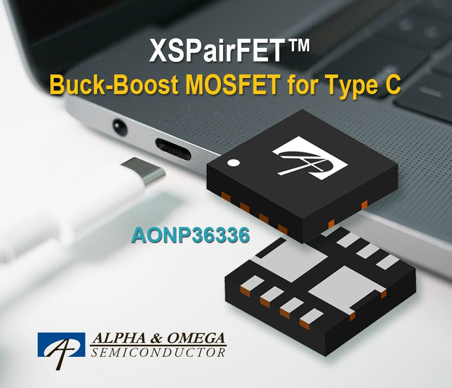 Podwójny tranzystor MOSFET do konwerterów DC-DC buck-boost