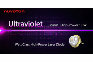 Dioda laserowa UV o długości fali 379 nm i mocy optycznej 1 W