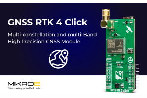 Płytka rozszerzająca GNSS RTK 4 Click do systemów nawigacyjnych z obsługą RTK