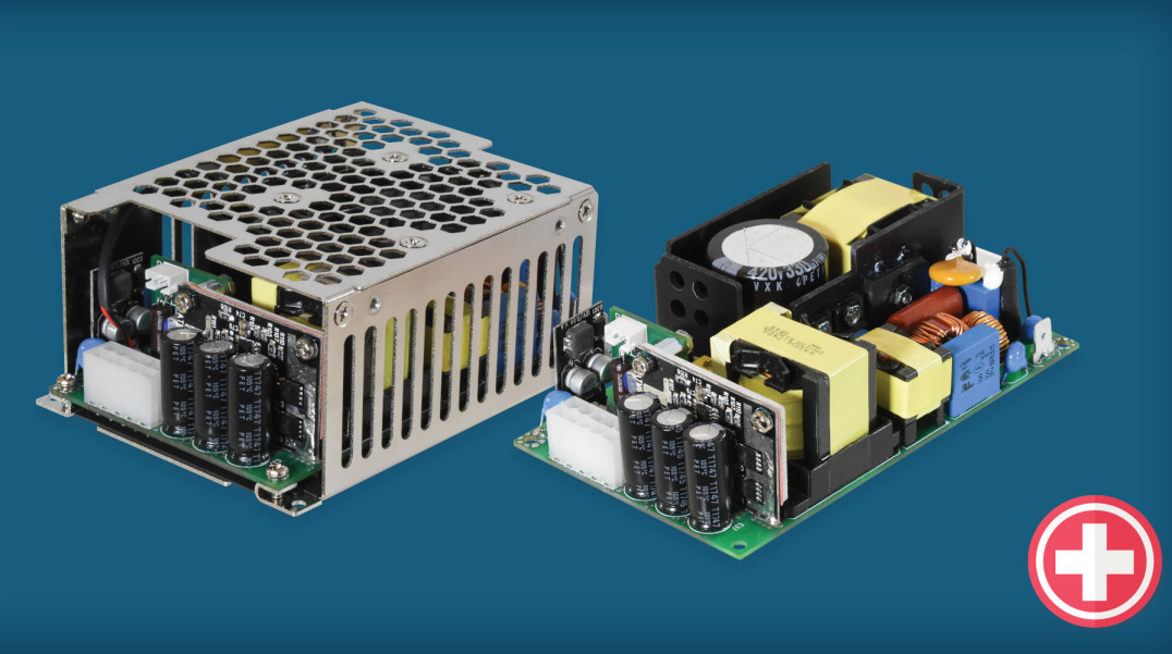 450-watowe zasilacze sieciowe o dużej gęstości mocy do aparatury medycznej