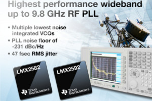 Szerokopasmowe pętle PLL na zakres do 9,8 GHz z wbudowanym oscylatorem VCO