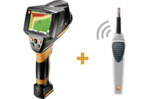 Kamery termowizyjne testo z termohigrometrem testo 605i w zestawie