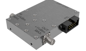 Tłumik mikrofalowy na pasmo 18 dB o zakresie regulacji 0...63,5 dB