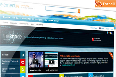 Farnell uruchomił platformę element14 knode