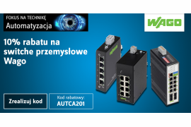 10% rabatu na switche przemysłowe Wago w Conrad.pl