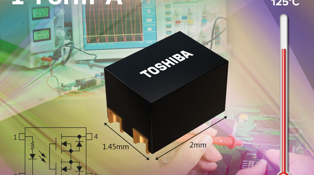 Fotoprzekaźniki o wymiarach 2,0 x 1,45 x 1,3 mm na zakres temperatury pracy do +125°C