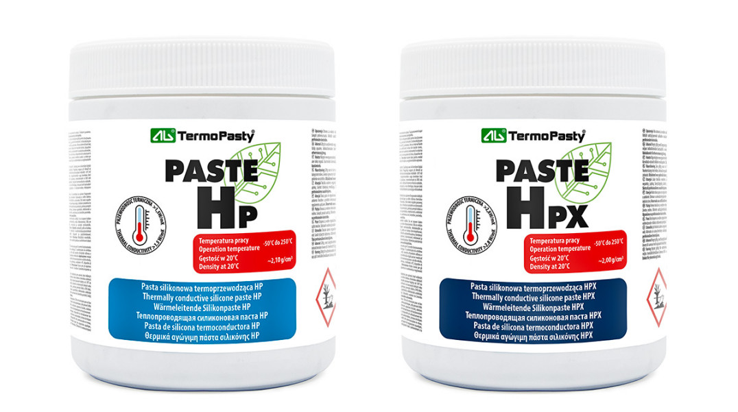 Pasty termoprzewodzące HP oraz HPX