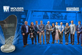 Mouser Electronics z tytułem Globalnego Dystrybutora Roku 