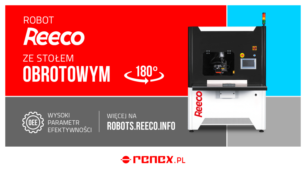 Robot ze stołem obrotowym od REECO