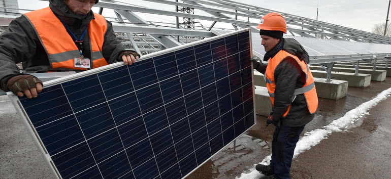 Białoruś buduje farmy PV na terenach skażonych po awarii elektrowni w Czarnobylu 