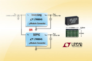 Przetwornica DC-DC µModule pracująca w trybach inwertera, Boost i Buck-Boost