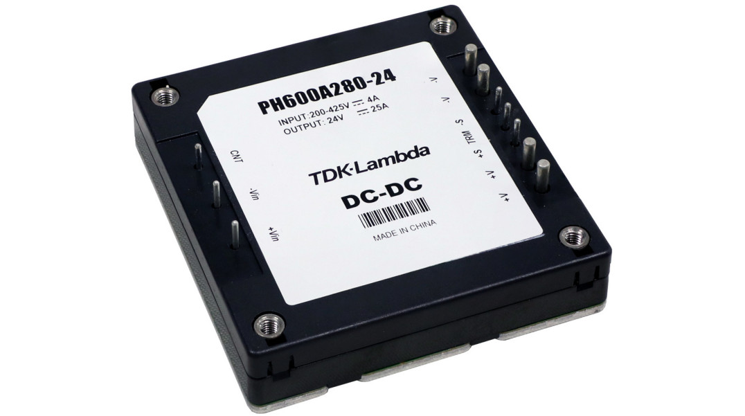 600-watowy konwerter DC-DC z wejściem 200…425 V