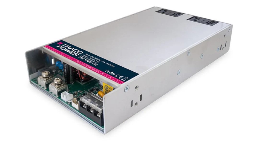 Tani 1000-watowy zasilacz sieciowy serii TXN o dopuszczalnej temperaturze pracy +70°C