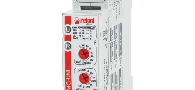 14-funkcyjny przekaźnik czasowy RPC-1MC-UNI firmy Relpol 