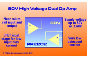 Wysokonapięciowe wzmacniacze operacyjne PR2201 i PR2202