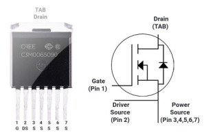 Tranzystor MOSFET 900 V/32 A zrealizowany w technologii SiC