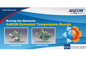 GENE-BT05W2 i PICO-BT01W1 - Płyty Aaeona z rozszerzonym zakresem temperatur
