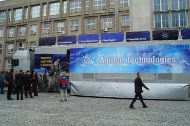 Mobilna wystawa sprzętu pomiarowego firmy Agilent Technologies 