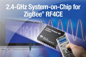 Pierwszy System-on-Chip ZigBee RF4CE do pilotów zdalnego sterowania