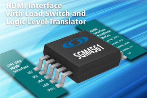 Interfejs HDMI z przełącznikiem zasilania i translatorem poziomów logicznych 1,6...5,5 V