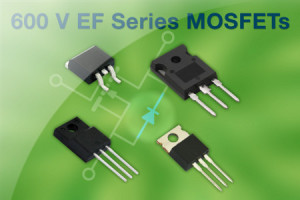 n-kanałowe MOSFETy 600 V o bardzo małym ładunku regeneracyjnym