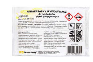 Uniwersalny wywoływacz do fotolakierów i płytek pozytywowych