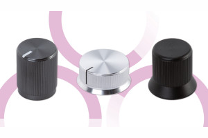 Pokrętła aluminiowe do potencjometrów i enkoderów obrotowych z wałkami D-cut o średnicy 6 mm