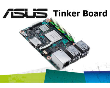 Jednopłytkowy komputer przemysłowy ASUS Tinker Board