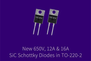 Nowe diody Schottky’ego SiC o napięciach znamionowych 650 i 1200 V