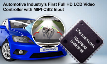 Pierwszy samochodowy kontroler wideo Full HD z wejściem MIPI-CSI2