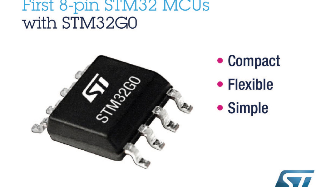 32-bitowe mikrokontrolery STM32 w obudowach 8-wyprowadzeniowych