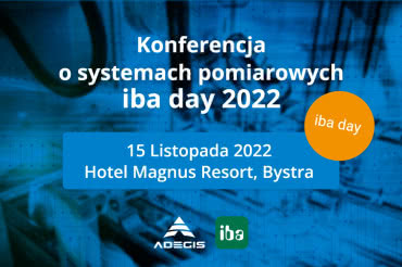 ADEGIS zaprasza na konferencję o systemach pomiarowych iba day 2022 
