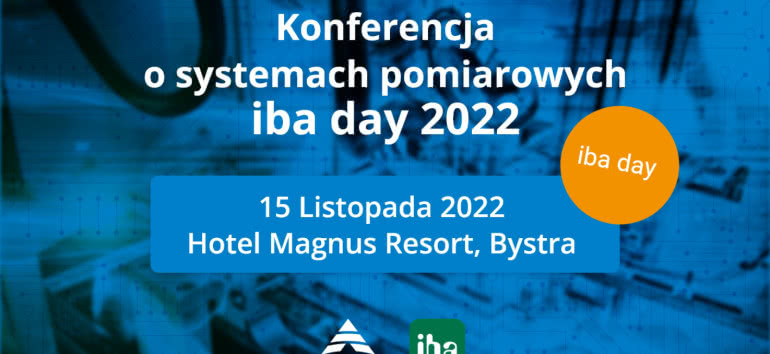 ADEGIS zaprasza na konferencję o systemach pomiarowych iba day 2022 