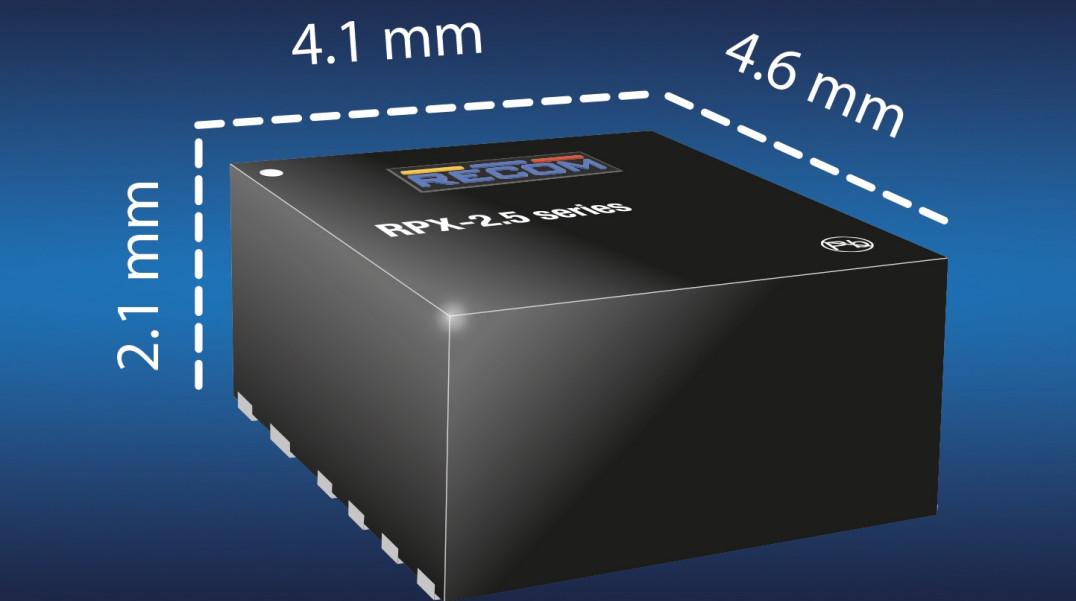 15-watowy konwerter DC-DC Buck ze zintegrowaną cewką w obudowie QFN 4,5 x 4,0 x 2,0 mm