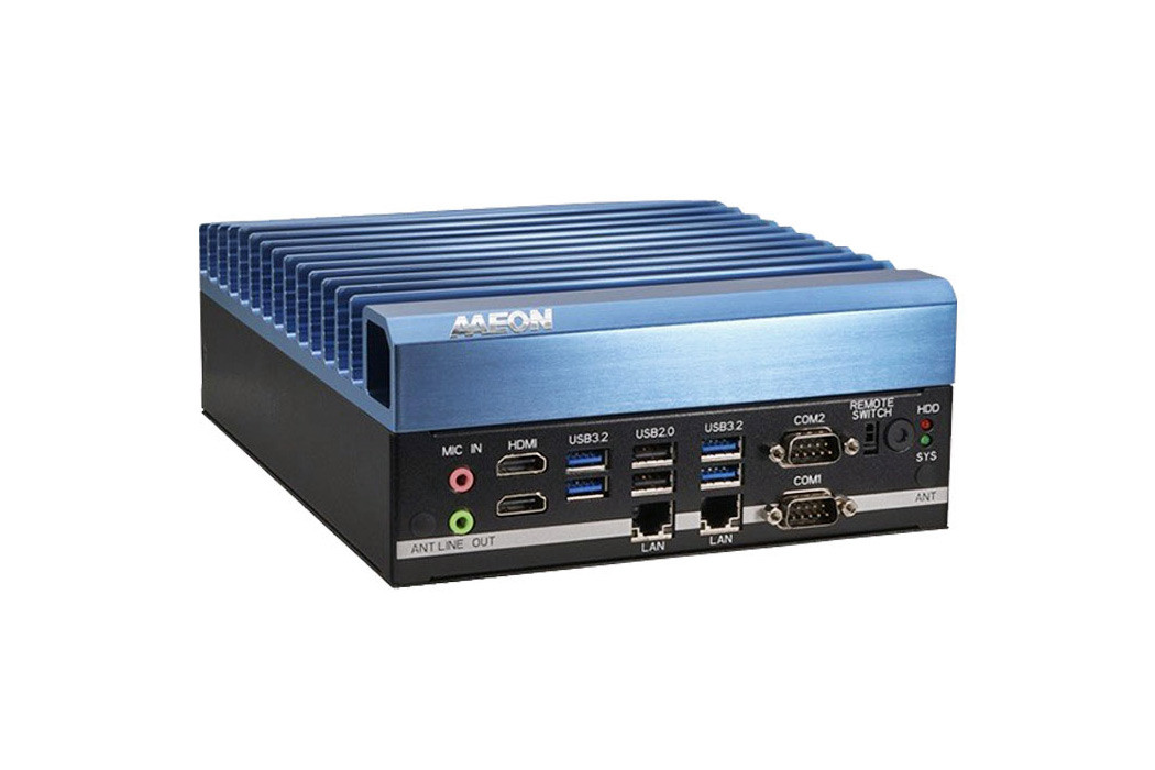 Komputer fanless embedded PC AAEON BOXER-6645U-RPL