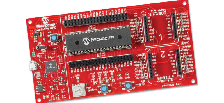 Wygraj płytkę deweloperską Microchip Curiosity HPC Development Board 