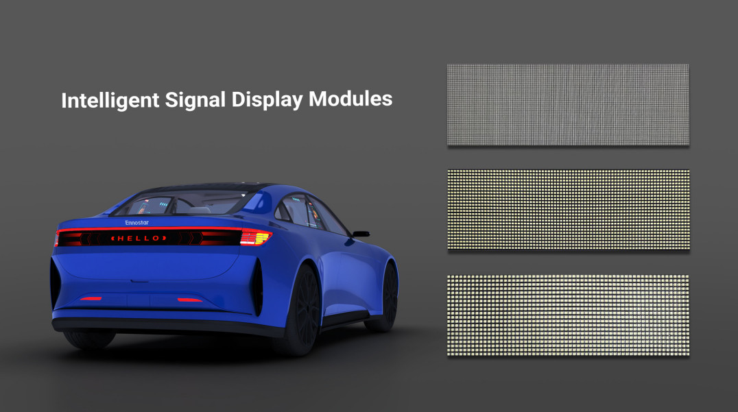 Moduły microLED do zastosowań motoryzacyjnych