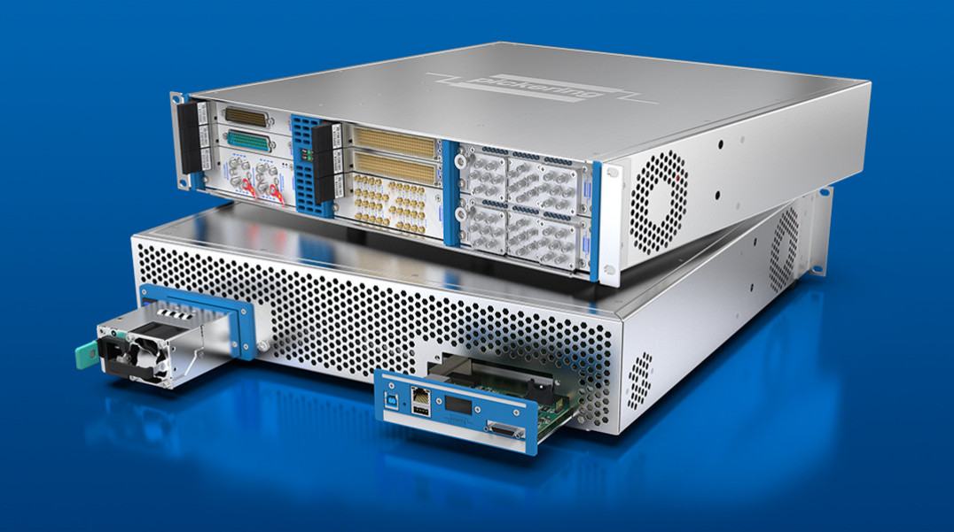 12-slotowa obudowa LXI/USB do instalacji modułów PXI/PXIe formatu 3U