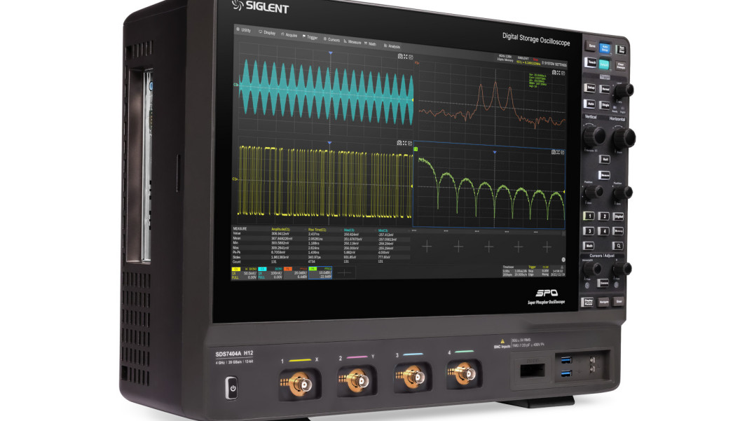 Seria oscyloskopów 12-bitowych o szybkości próbkowania 20 GSps i paśmie do 4 GHz