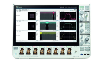 Oprogramowanie SignalVu Spectrum Analyzer 5.4 z możliwością równoczesnej analizy 8 sygnałów