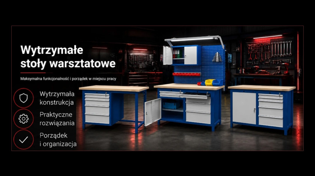 Stoły warsztatowe H-SYSTEM
