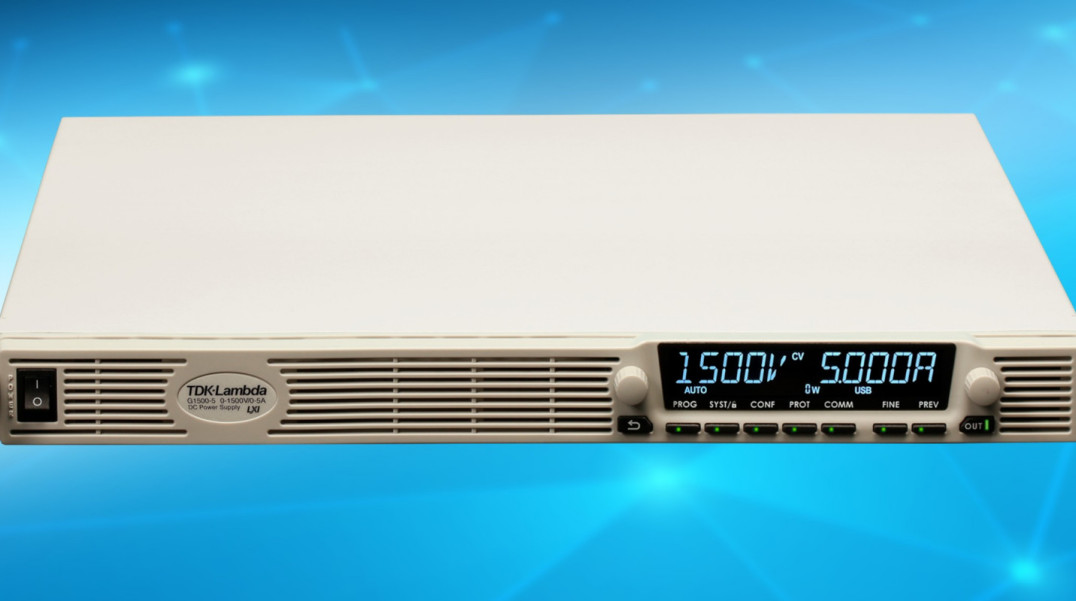 Programowalne zasilacze 7500 W o wysokości 1U i parametrach wyjściowych do 375 A/1500 V
