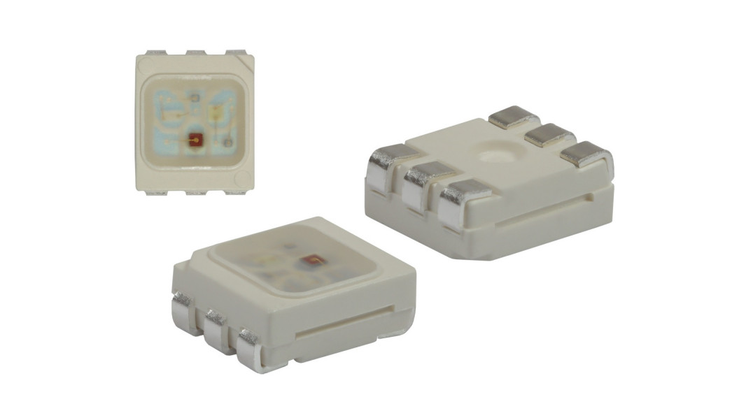 Diody RGB LED w obudowach PLCC-6 z niezależną kontrolą barw