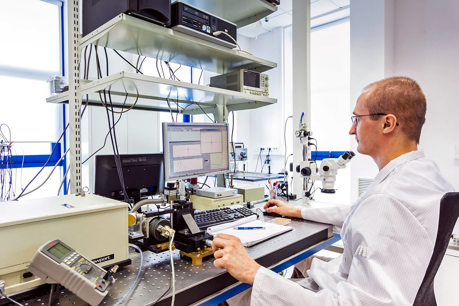 Electronic device testing laboratory for product compliance