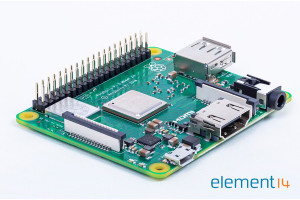 Minikomputer Raspberry Pi 3 Model A+ w ofercie Premier Farnell