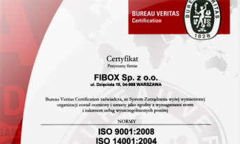 Fibox wdrożył system zarządzania zgodny z ISO 9001 oraz ISO 14001