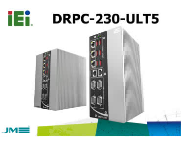iEi DRPC-230-ULT5: komputer przemysłowy do montażu na szynie DIN