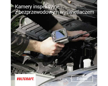 Kamery inspekcyjne Voltcraft z bezprzewodowym wyświetlaczem
