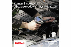 Kamery inspekcyjne Voltcraft z bezprzewodowym wyświetlaczem